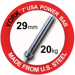 Elite Olympic Power Training Bar -- York (32004)