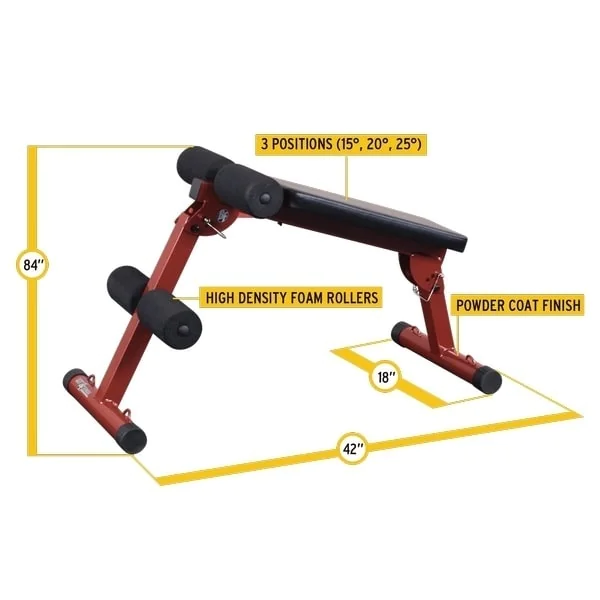 Best Fitness Adjustable Folding Ab Board – Body-Solid (BFAB10) 2 Best Fitness Adjustable Folding Ab Board – Body-Solid (BFAB10) - Image 2