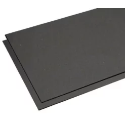 Black USA Made Rubber Gym Flooring Mat 4' X 6' X 3/4" – Rubberlogix (RL-4634)