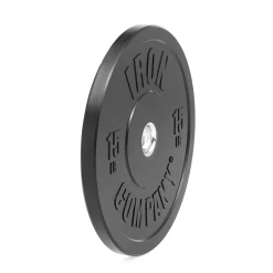 Rubber Bumper Plates | IRON COMPANY (IC-PBBPS) -Detecto Sales blackvirginrubberbumperplate15 min