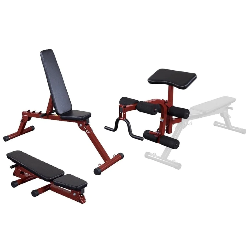 Best Fitness Folding FID Bench With Leg Developer / Preacher Curl Attachment – Body-Solid (BFFID10-BFPL10) 1 Best Fitness Folding FID Bench With Leg Developer / Preacher Curl Attachment – Body-Solid (BFFID10-BFPL10)