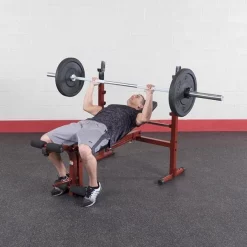 Best Fitness Olympic Folding Bench – Body-Solid (BFOB10) -Detecto Sales body solid bfob10 exercise bench press 1