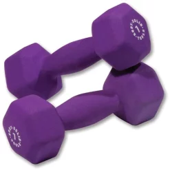 Brightly Colored Neoprene Dumbbell Pairs And Light Sets – Body-Solid (BSTND) -Detecto Sales body solid bstnd7 neoprene dumbbells 1