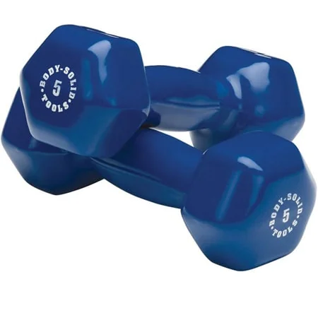 Color Coded Vinyl Dumbbell Pairs And Light Sets – Body-Solid (BSTVD) 5 Color Coded Vinyl Dumbbell Pairs And Light Sets – Body-Solid (BSTVD) - Image 5