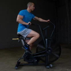 Endurance FB300 Fan Bike - Light Commercial Air Bike – Body-Solid (FB300B) -Detecto Sales body solid fb300b hiit training