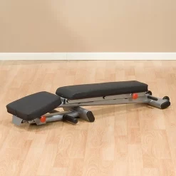 Folding Commercial Flat Incline Decline Adjustable Weight Bench – Body-Solid (GFID225) -Detecto Sales body solid gfid225 folded