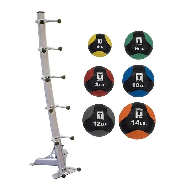 Medicine Balls 4-14 Lbs. And 6-Ball Rack Package – Body-Solid (GMR10-PACK) 1 Medicine Balls 4-14 Lbs. And 6-Ball Rack Package – Body-Solid (GMR10-PACK)
