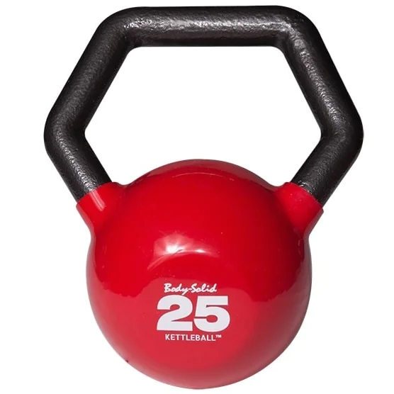 KETTLEBALL Vinyl Dipped Kettlebell With Ergonomic Angled Handle -- Body-Solid (KBL) 6 KETTLEBALL Vinyl Dipped Kettlebell With Ergonomic Angled Handle -- Body-Solid (KBL) - Image 6