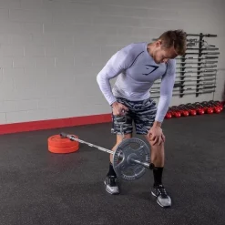 Landmine Single Eyelet Olympic Bar Attachment With Chain – Body-Solid (LMSE) -Detecto Sales body solid lmse 3