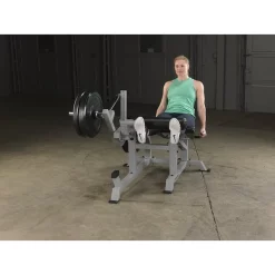 Plate Loaded Leverage Leg Extension Machine – Body-Solid (LVLE) -Detecto Sales body solid lvle exercise finish
