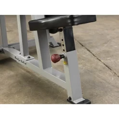 Plate Loaded Leverage Shoulder Press Machine – Body-Solid (LVSP) -Detecto Sales body solid lvsp adjustable seat