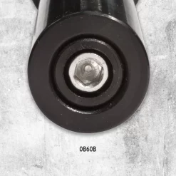 5' Short Olympic Weightlifting Bar – Body-Solid (OB60B) -Detecto Sales body solid ob60b bar end 1