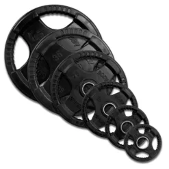 Body-Solid Rubber Grip Olympic Weight Set With Olympic Bar – Body-Solid (OSR) -Detecto Sales body solid ort rubber grip plates