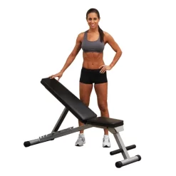 Powerline Folding Flat Incline Decline Bench – Body-Solid (PFID125X) -Detecto Sales body solid pfid125x exercise