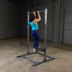 Powerline Premium Half Rack - Squat Stand – Body-Solid (PPR500) -Detecto Sales body solid ppr500 exercise chin up