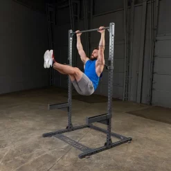 Powerline Premium Half Rack - Squat Stand – Body-Solid (PPR500) -Detecto Sales body solid ppr500 exercise leg lift