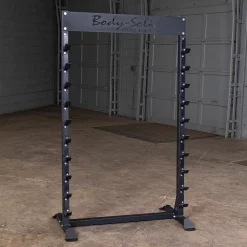10-Bar Horizontal Olympic Barbell Rack – Body-Solid (SBS100) -Detecto Sales body solid sbs100 commercial bar holder