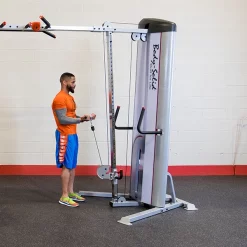 Pro ClubLine Series II Adjustable Cable Crossover Machine -- Body-Solid (S2CCO) -Detecto Sales bodysolids2ccobicepcurl