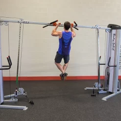 Pro ClubLine Series II Adjustable Cable Crossover Machine -- Body-Solid (S2CCO) -Detecto Sales bodysolids2ccorockgrip