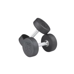 Commercial Round Head Rubber Dumbbell Sets – Body-Solid (SDP) -Detecto Sales bodysolidsdpdumbbells25