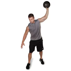 Black Non-Bouncing Slam Ball Medicine Balls – Body-Solid (BSTHB) -Detecto Sales bsthb slam ball exercise 5 1