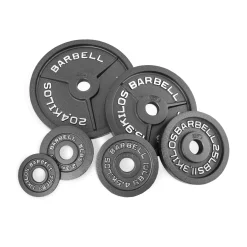 Charcoal Cast Iron Standard Barbell Olympic Plates – CAP Barbell (OP)