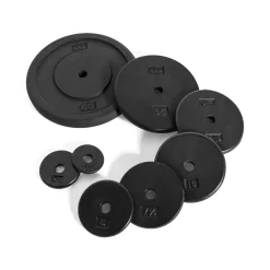 Regular Black Cast Iron Plates For Dumbbells And Barbells – CAP Barbell (RP)