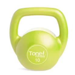 Tone Fitness PVC Coated 30 Lb. Colored Kettlebell Set – CAP Barbell (SDKC2S-TN030) -Detecto Sales cap barbell tone fitness kettlebell 10lb