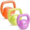 Tone Fitness PVC Coated 30 Lb. Colored Kettlebell Set – CAP Barbell (SDKC2S-TN030)