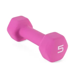 Economy Hexagonal Neoprene Dumbbells – CAP Barbell (SDN4) -Detecto Sales cap sdn5 005 neon purple neoprene dumbbell