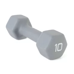 Economy Hexagonal Neoprene Dumbbells – CAP Barbell (SDN4) -Detecto Sales capbarbellsdn5010gray