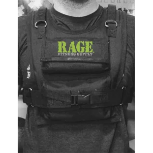 RAGE 36 Lb. Adjustable Short Weighted Vest -- RAGE Fitness (CF-WVR36/R) 2 RAGE 36 Lb. Adjustable Short Weighted Vest -- RAGE Fitness (CF-WVR36/R) - Image 2