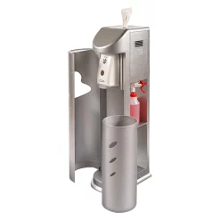 The Cleaning Station All-in-One Gym Equipment Wipe Dispenser And Sanitizing System – Clean Holdings (TCS-30063) -Detecto Sales cleaning station with hand sanitizer dispenser