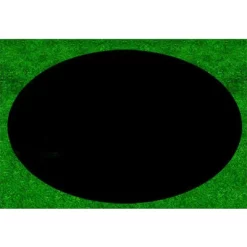 5' Diameter On-Deck Circle 1/2" Recycled Rubber Mat – Ultimate RB Rubber (RB-ODC-5)