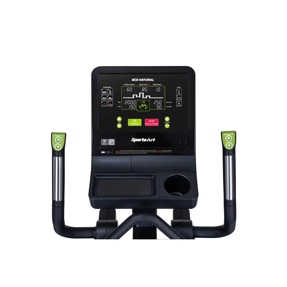 Elite Eco-Natural Elliptical Trainer | SportsArt (E874) 8 Elite Eco-Natural Elliptical Trainer | SportsArt (E874) - Image 8