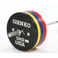 Calibrated IWF Spec Rubber Olympic Bumper Plates – Ivanko (OCB)