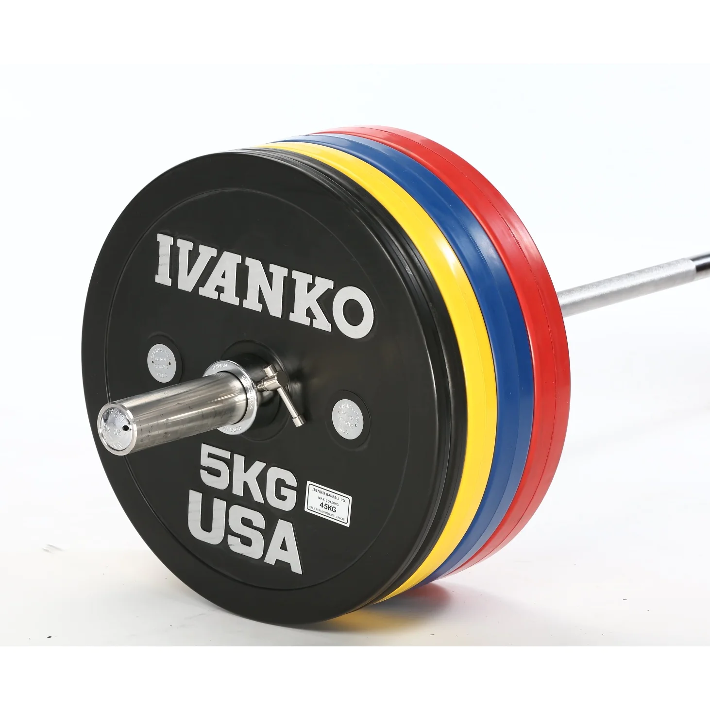 Calibrated IWF Spec Rubber Olympic Bumper Plates – Ivanko (OCB) 1 Calibrated IWF Spec Rubber Olympic Bumper Plates – Ivanko (OCB)