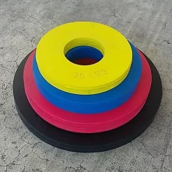 Fractional Olympic Weight Plate Set - Rubber - 0.25, 0.5, 0.75, 1.0 Lb (Pairs) – IRON COMPANY (WFP) -Detecto Sales fractional change plates set