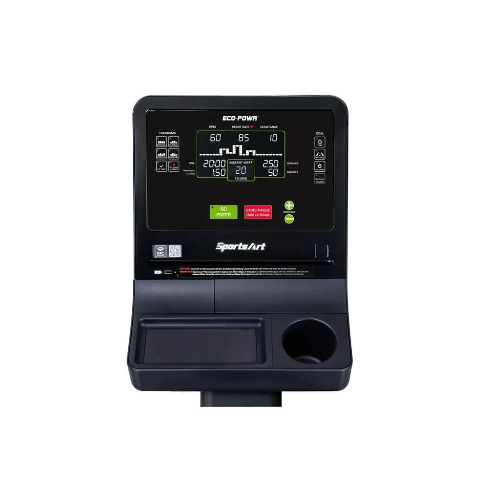 Elite ECO-POWR Recumbent Exercise Bike | SportsArt (G574R) 10 Elite ECO-POWR Recumbent Exercise Bike | SportsArt (G574R) - Image 10