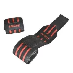 Red Line Wrist Wraps (Pair) -- Grizzly (8663) 7 Red Line Wrist Wraps (Pair) -- Grizzly (8663) -Detecto Sales grizzlyheavydutyredlinewristwraps