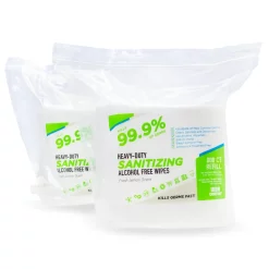 Sanitizing Wipes Refill Rolls 800ct X 2 - Alcohol Free | IRON COMPANY (IC-SW-800-CASE) -Detecto Sales ic 1946 min