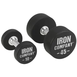 Urethane Solid Steel Dumbbells | IRON COMPANY (IC-UDB)