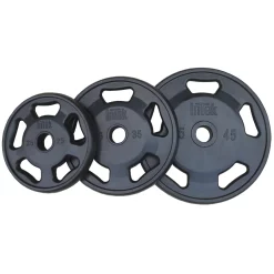 Intek Champion Series Rubber Olympic Weight Plates -- Intek (RRO)
