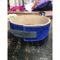 4" Suede Leather Lever Powerlifting Belt – Iron Company (LEV-SUEDE) 13 4" Suede Leather Lever Powerlifting Belt – Iron Company (LEV-SUEDE) -Detecto Sales iron company dlevsd blue suede belt 1