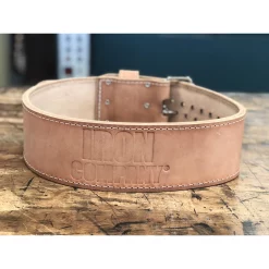Pioneer Cut Best Fit Leather Powerlifting Belt – IRON COMPANY (#PLB-LEATHER) -Detecto Sales iron company pioneer cut belt back