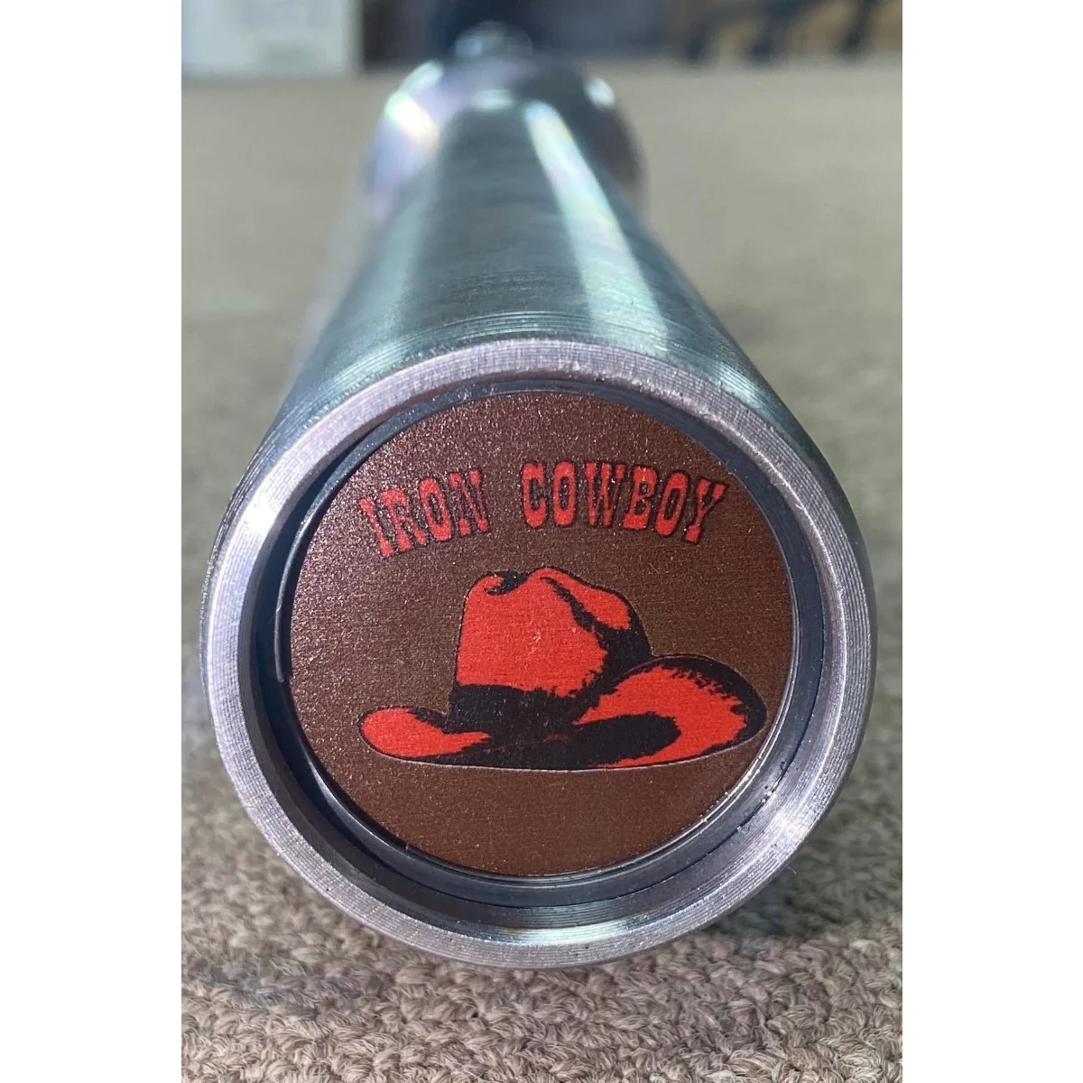 Iron Cowboy Powerlifting Bar - IPF Spec | IRON COMPANY (IC-ICB) 2 Iron Cowboy Powerlifting Bar - IPF Spec | IRON COMPANY (IC-ICB) - Image 2