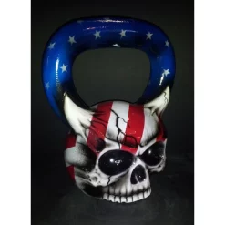 Skullbell Kettlebell (Single) - Skull Kettlebell -- Ironskull Fitness (SKULL-BELL) -Detecto Sales ironskullfitnessskullbellpatriot