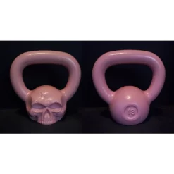 Skullbell Kettlebell (Single) - Skull Kettlebell -- Ironskull Fitness (SKULL-BELL) -Detecto Sales ironskullfitnessskullbellsolidpink