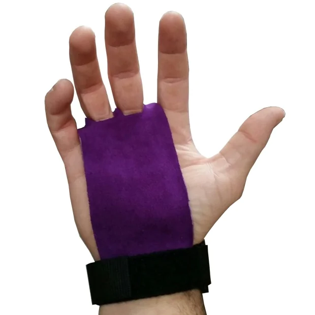 Suede Leather Cross-Training Grips (Pair) - Palm Protectors -- Ironcompany (PCFG) 6 Suede Leather Cross-Training Grips (Pair) - Palm Protectors -- Ironcompany (PCFG) - Image 6