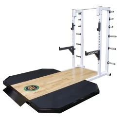 Half Cage W/Oak Insert Lifting Platform -- Legend Fitness (3142-3223)